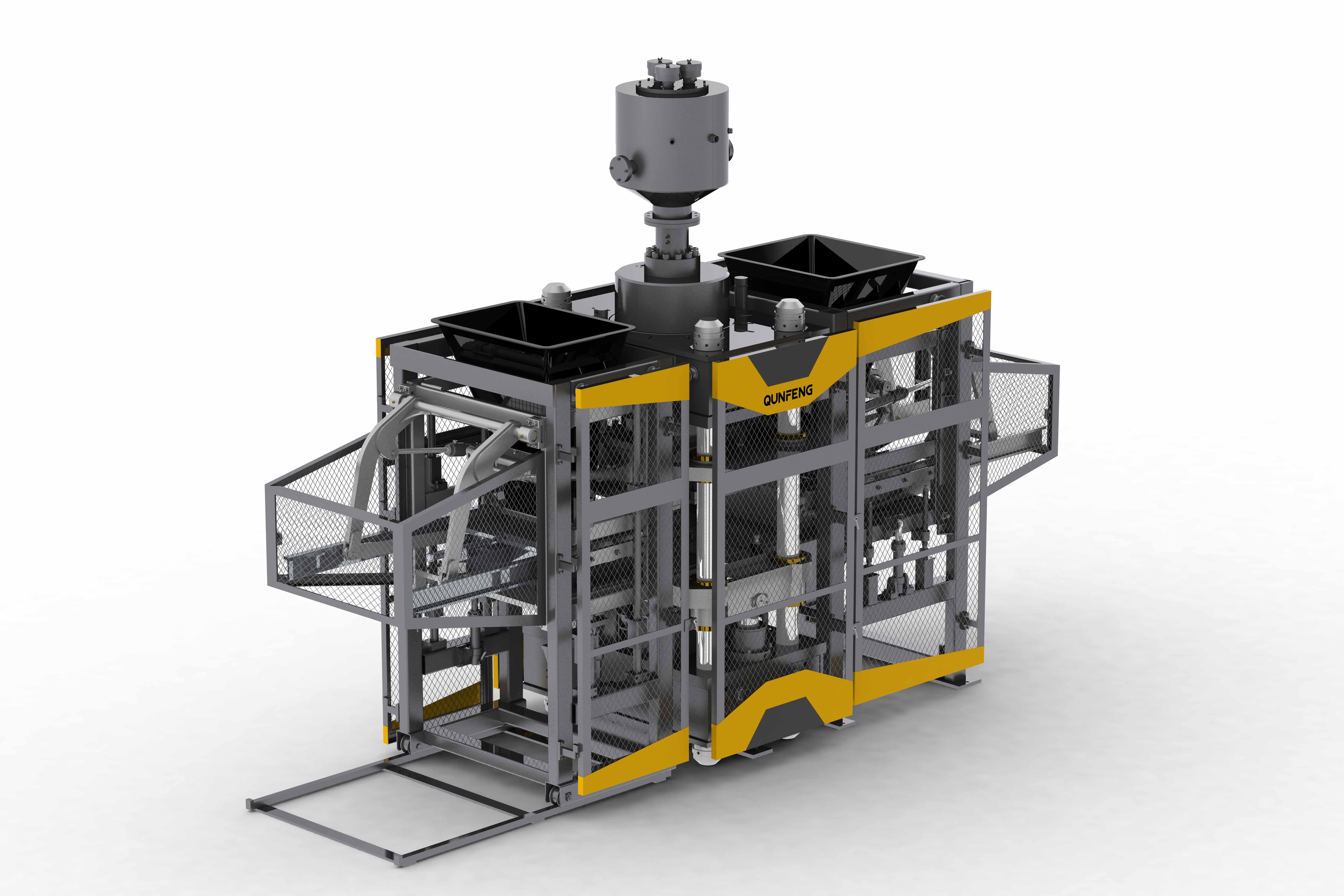 QP600 High-Pressure Static Pressing Machine Machine à blocs statiques hydrauliques automatique QP600 (pression de 600 tonnes)