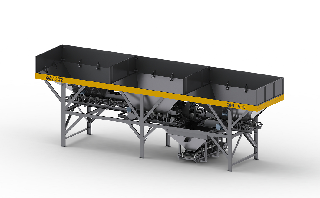 Machine &agrave; b&eacute;ton automatique s&eacute;rie QPLD (disponible en mod&egrave;les &agrave; 3 et 4 bacs)