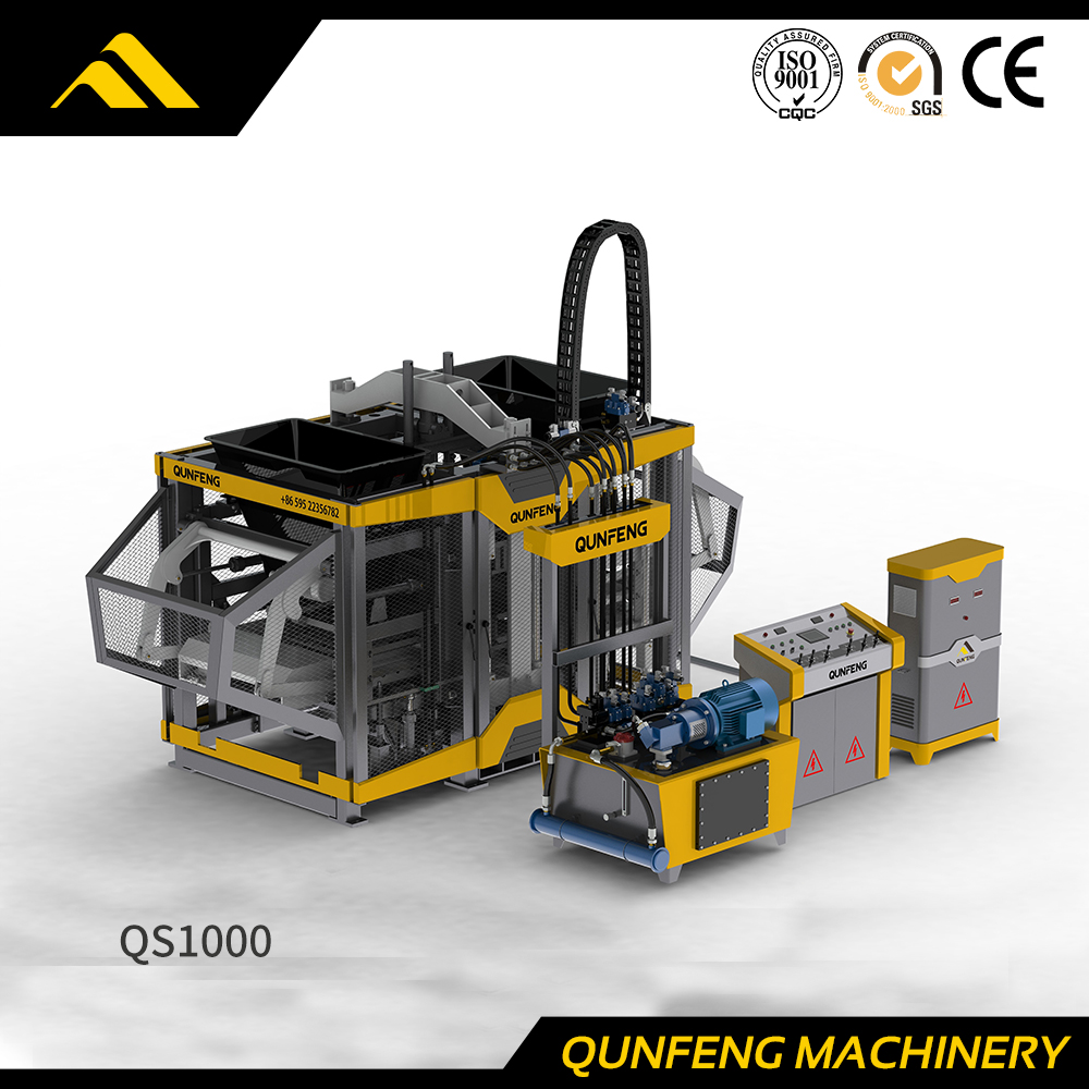 Machine de fabrication de blocs en Chine de la série 'Supersonic' (QS1000)