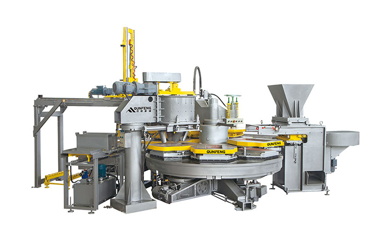 Machines de fabrication de briques à grande capacité de production (QPR600-6)