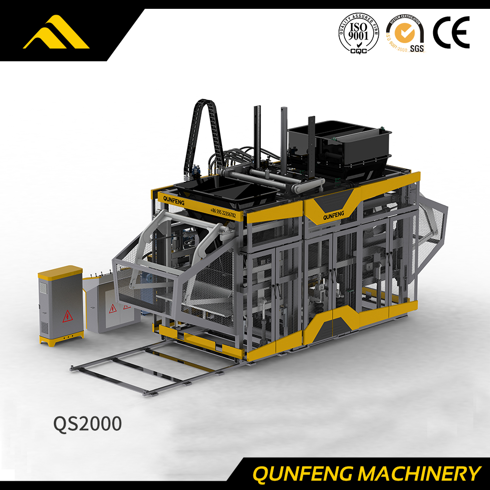Machine de fabrication de blocs en Chine série supersonique (QS2000)