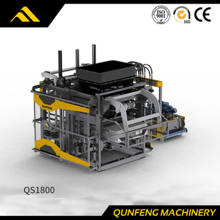  'Supersonic ' Série Servo Vibration Block Machine Manufacturer (QS1800)