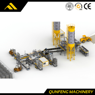 Ligne de production de blocs entièrement automatique