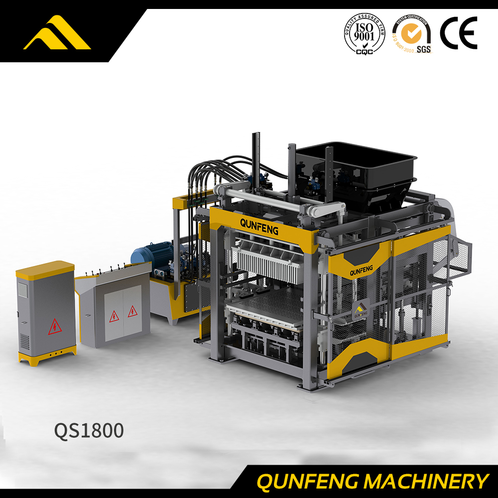 Série 'supersonique' de machine de fabrication de briques servo (QS1800)