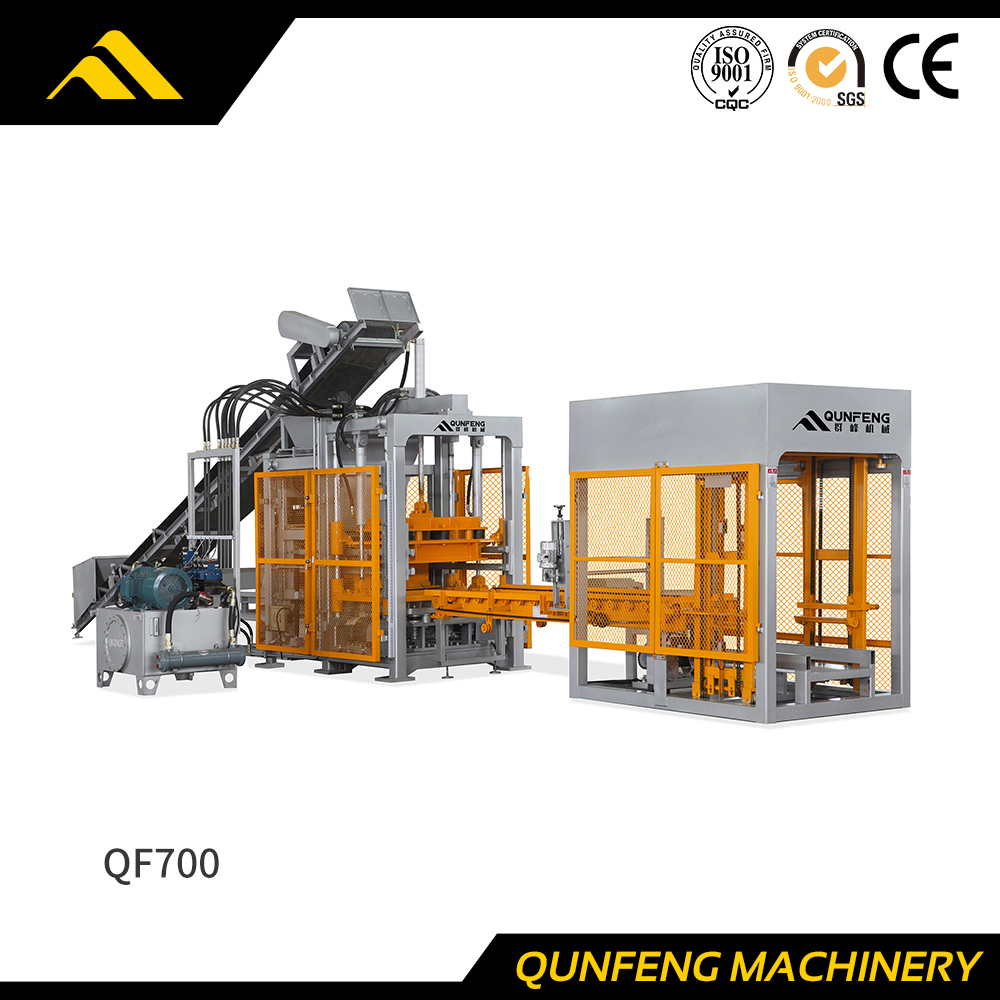 Machine de fabrication de blocs de la série QF en Chine (QF700)