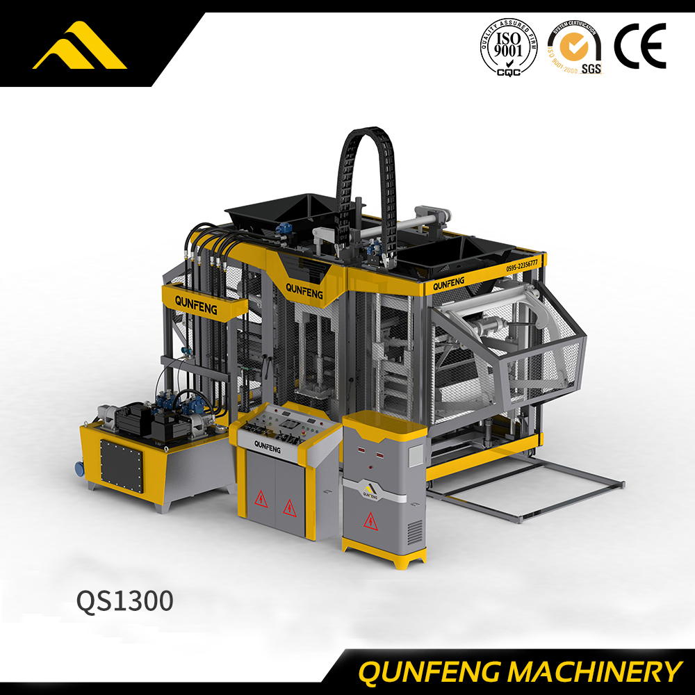 'Supersonic' Machine de fabrication de blocs entièrement automatique en Chine (QS1300)
