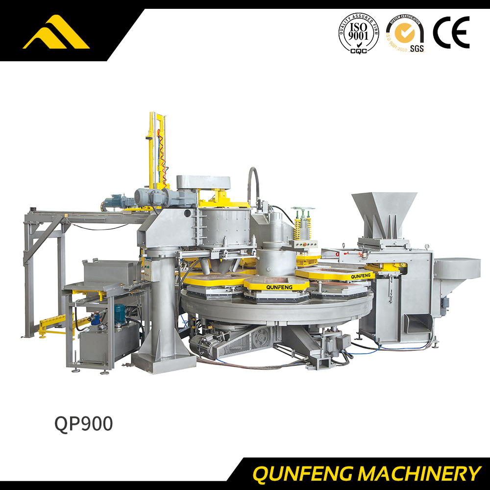 Machine de fabrication de carreaux de terrazzo QPR600-6