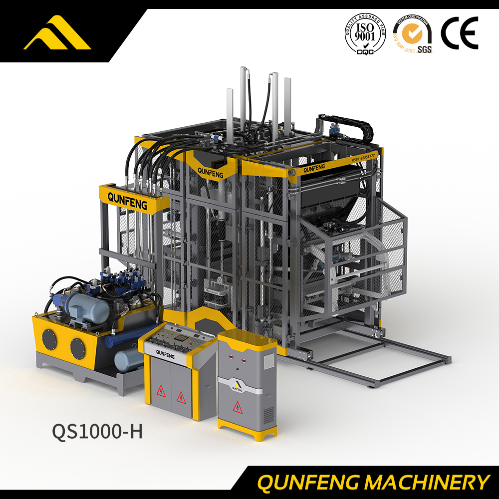 Machine de fabrication de pavés automatique série 'Supersonic' (QS1000-H)