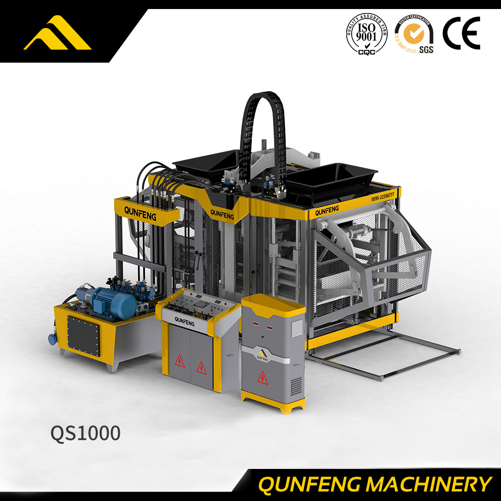 Machine de fabrication de blocs en Chine de la série 'Supersonic' (QS1000)