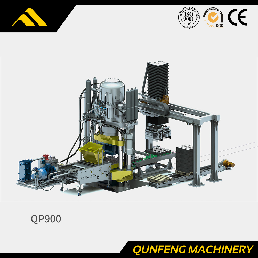 Machine de fabrication de blocs hydrauliques avancée QP900